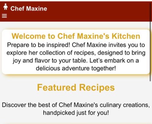 Chef Maxine